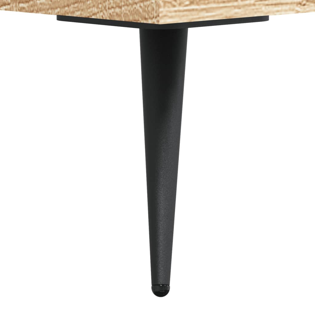 Dulap inalt, stejar sonoma, 69,5x34x180 cm, lemn compozit — imaginea 12