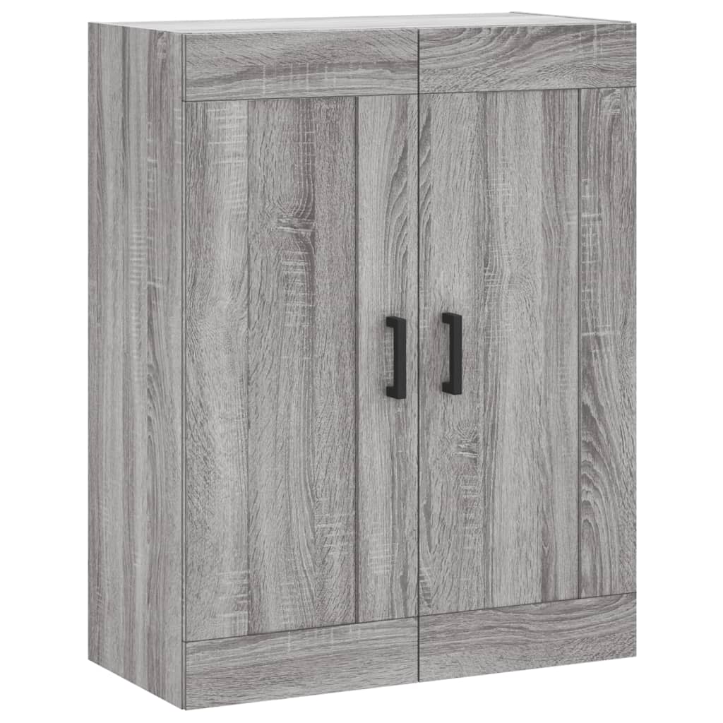 Dulap inalt, gri sonoma, 69,5x34x180 cm, lemn compozit — imaginea 5