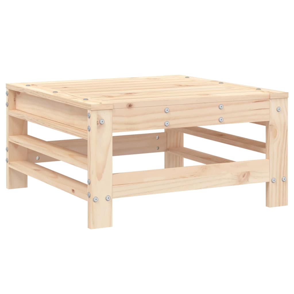Set mobilier de gradina, 7 piese, lemn masiv de pin — imaginea 5
