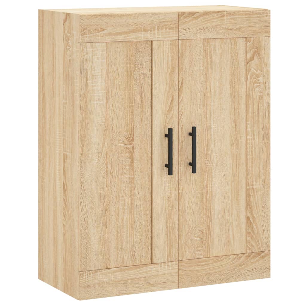 Dulap inalt, stejar sonoma, 69,5x34x180 cm, lemn compozit — imaginea 5