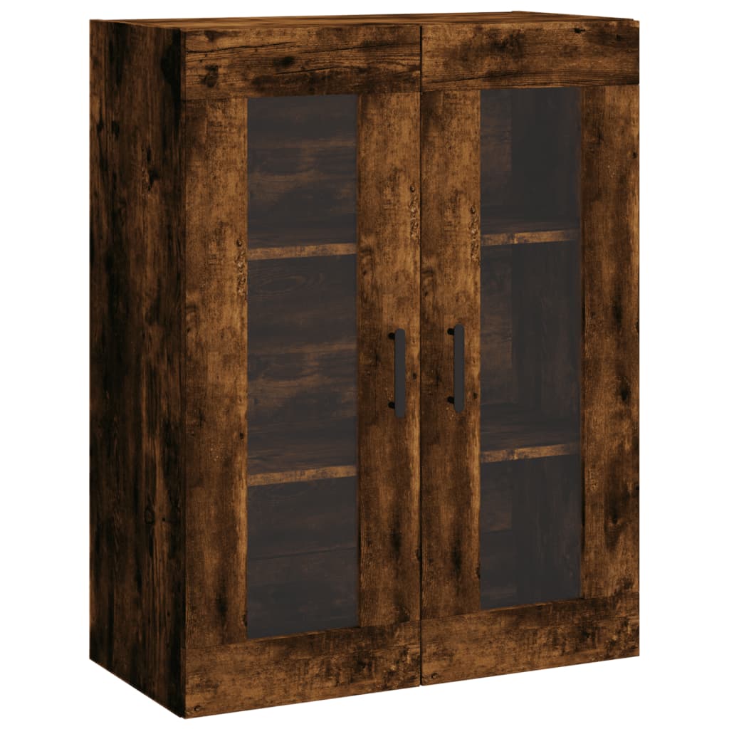 Dulap inalt, stejar fumuriu, 69,5x34x180, lemn compozit — imaginea 5