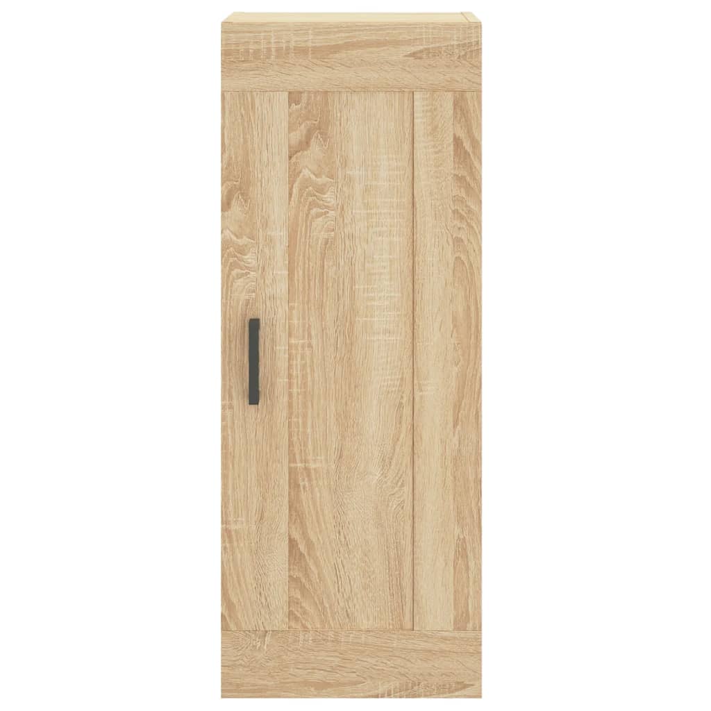 Dulap inalt, stejar sonoma, 34,5x34x180 cm, lemn prelucrat — imaginea 7