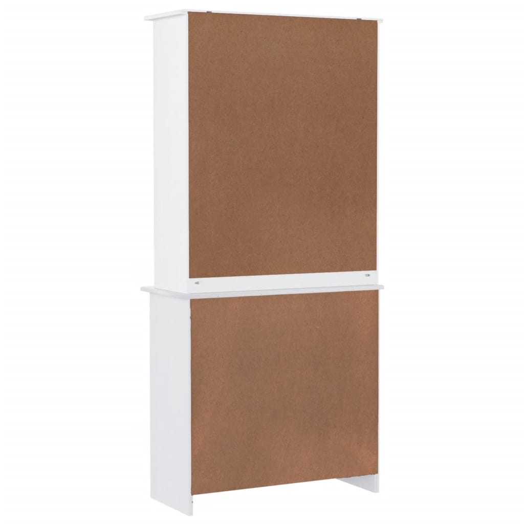Dulap inalt ALTA, alb, 77x35x165 cm, lemn masiv de pin — imaginea 6