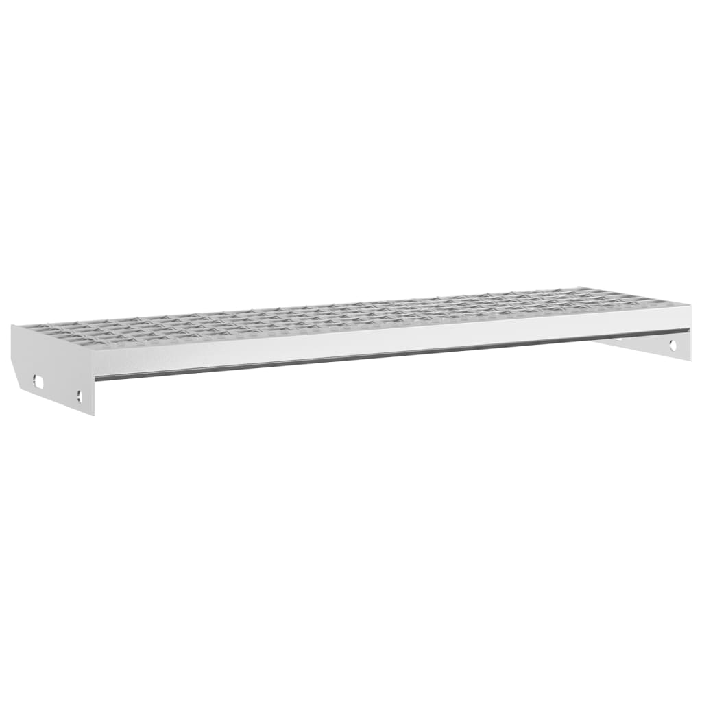 Treapta tip gratar, 80x24x7 cm, otel galvanizat, model sudat prin forjare