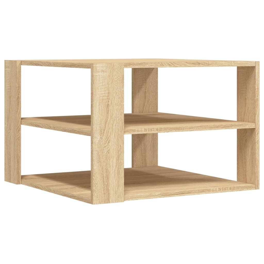 Masuta de cafea, stejar sonoma, 59,5x59,5x40 cm, lemn compozit
