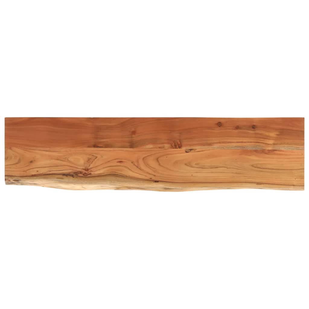 Blat masa 160x40x3,8 cm dreptunghiular lemn acacia margine vie