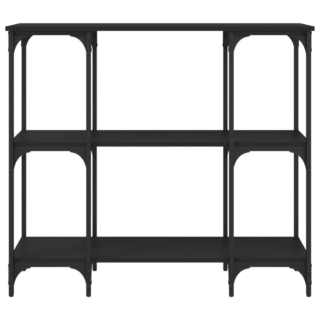 Masuta consola, negru, 102x35x90 cm, lemn compozit — imaginea 4