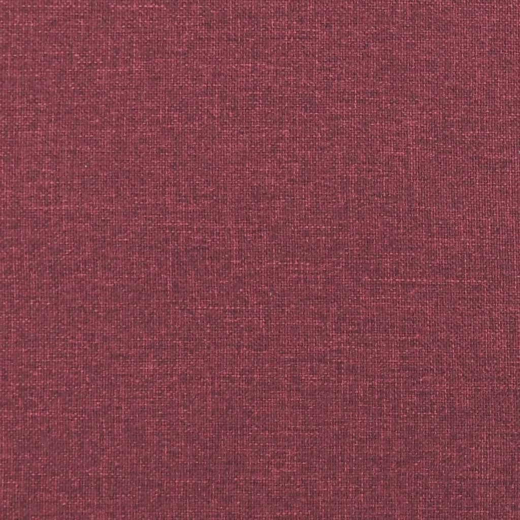Canapea extensibila 2 in 1, bordo, 112x174x55 cm, textil — imaginea 9