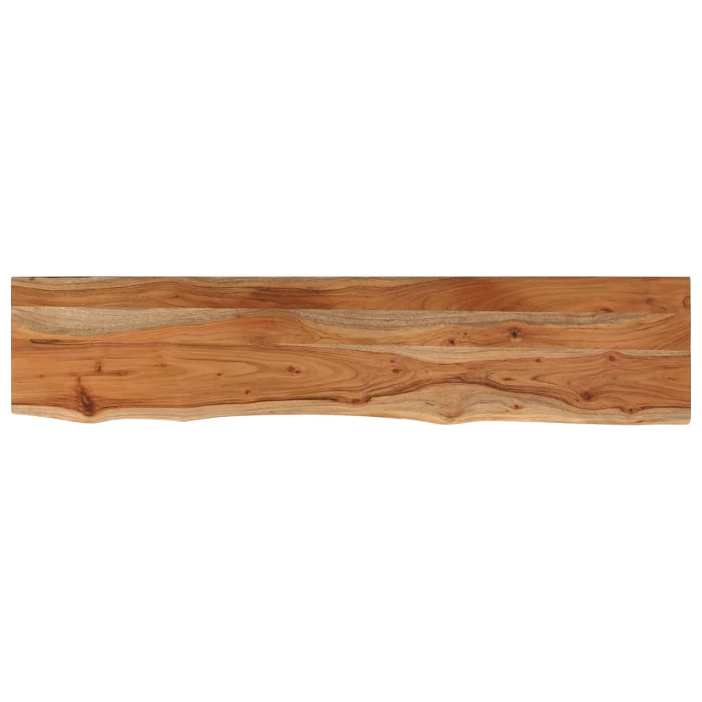Blat masa 140x30x2,5 cm dreptunghiular lemn acacia margine vie