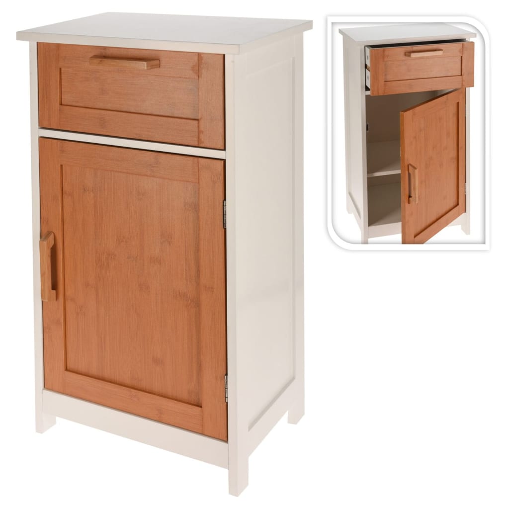 Bathroom Solutions Dulap cu usa si sertar, MDF — imaginea 4