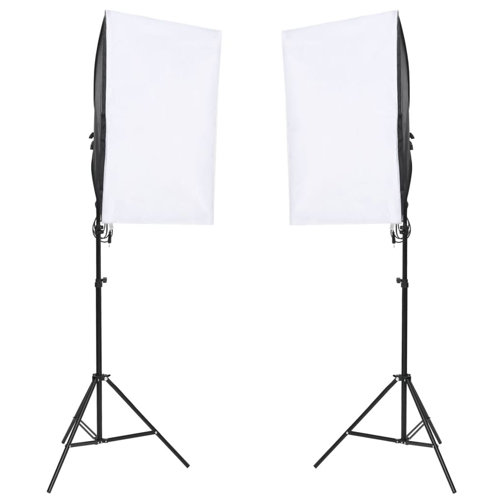 Kit studio foto cu set de lumina si fundal - 1 | YEO