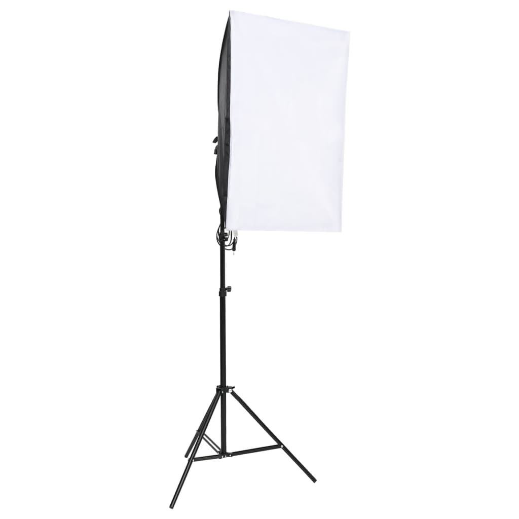 Kit studio foto cu set de lumina si fundal - 3 | YEO