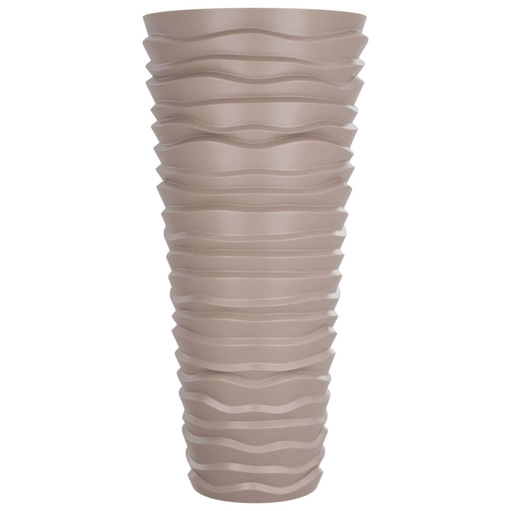 Jardiniera cu interior detasabil, mocha, 18/45 L, PP canelat — imaginea 4