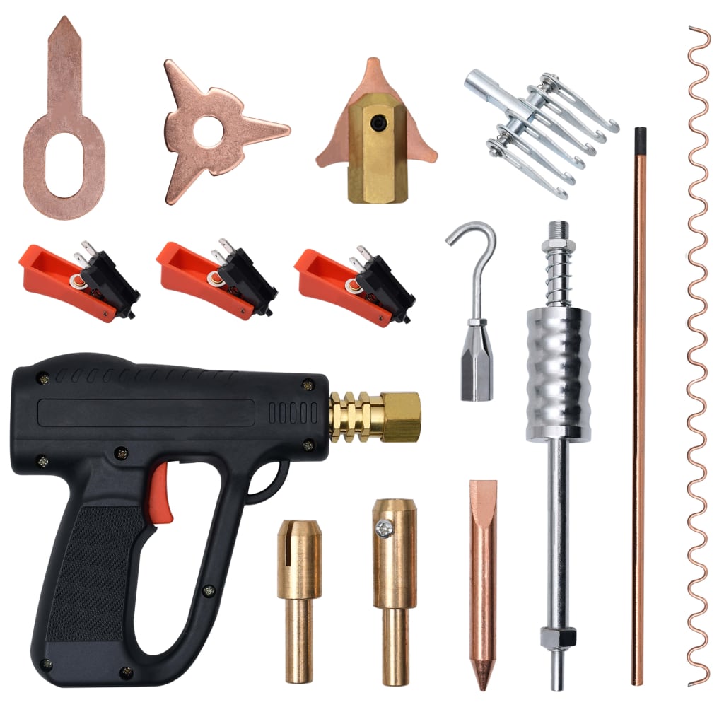 Set de sudura reparatii deformari auto fara vopsire, 86 piese