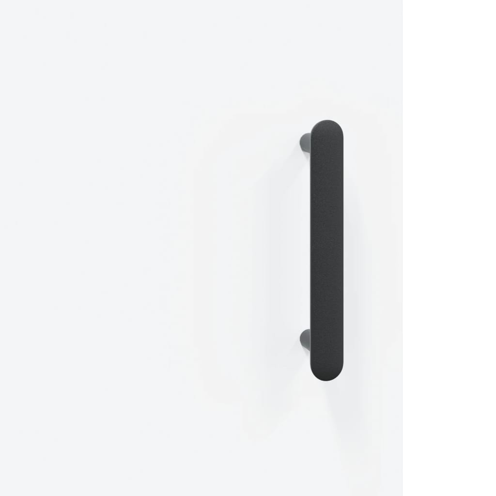 Birou, alb, 140x50x75 cm, lemn compozit — imaginea 9