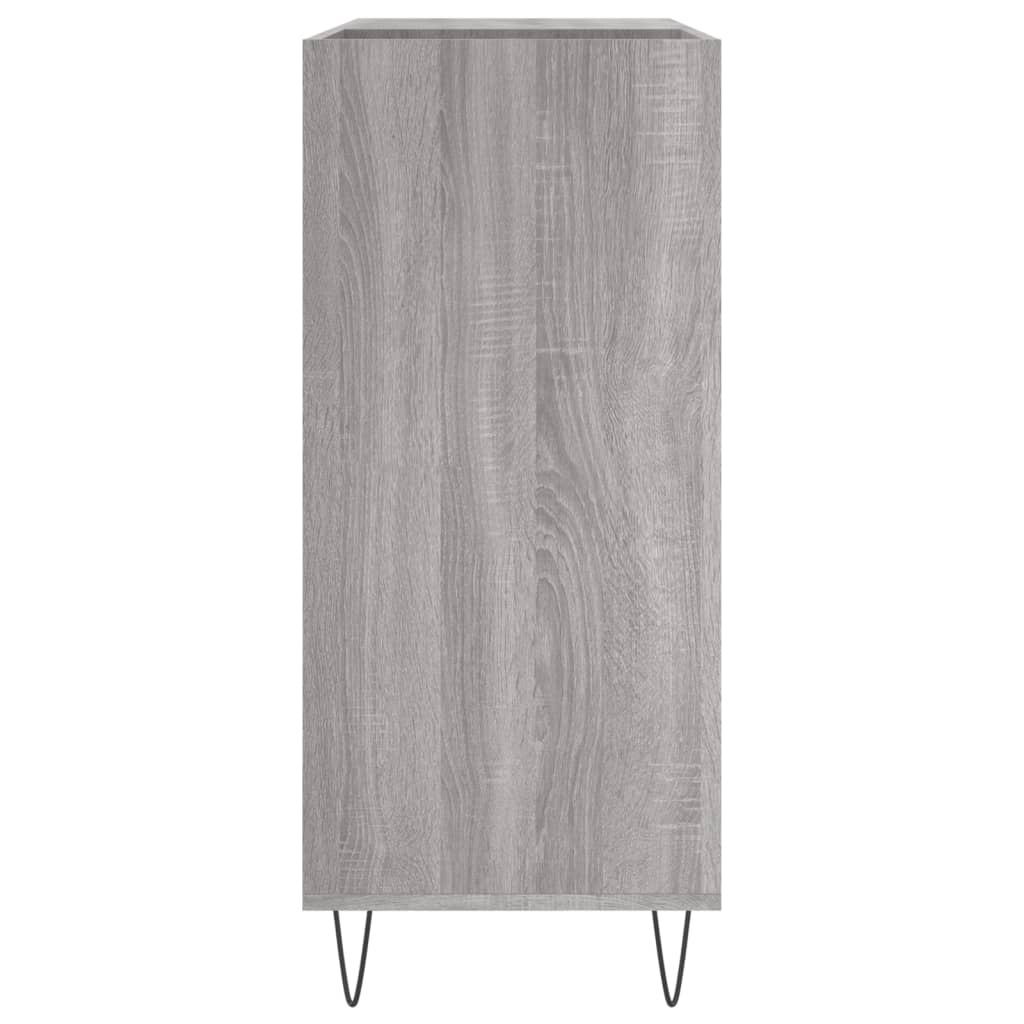 Dulap pentru discuri gri sonoma 84,5x38x89 cm lemn compozit — imaginea 5