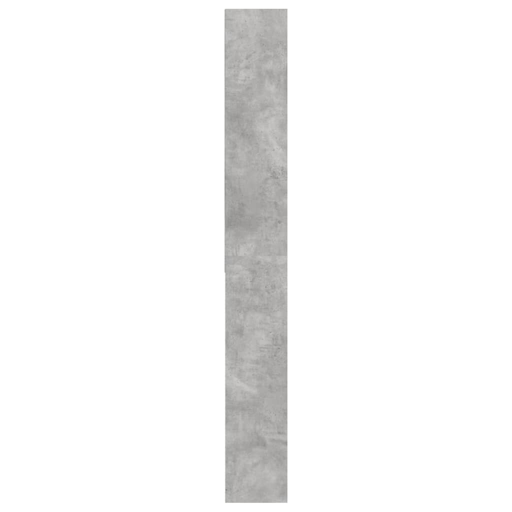 Dulap masina de spalat, gri beton, 64x24x190 cm — imaginea 4