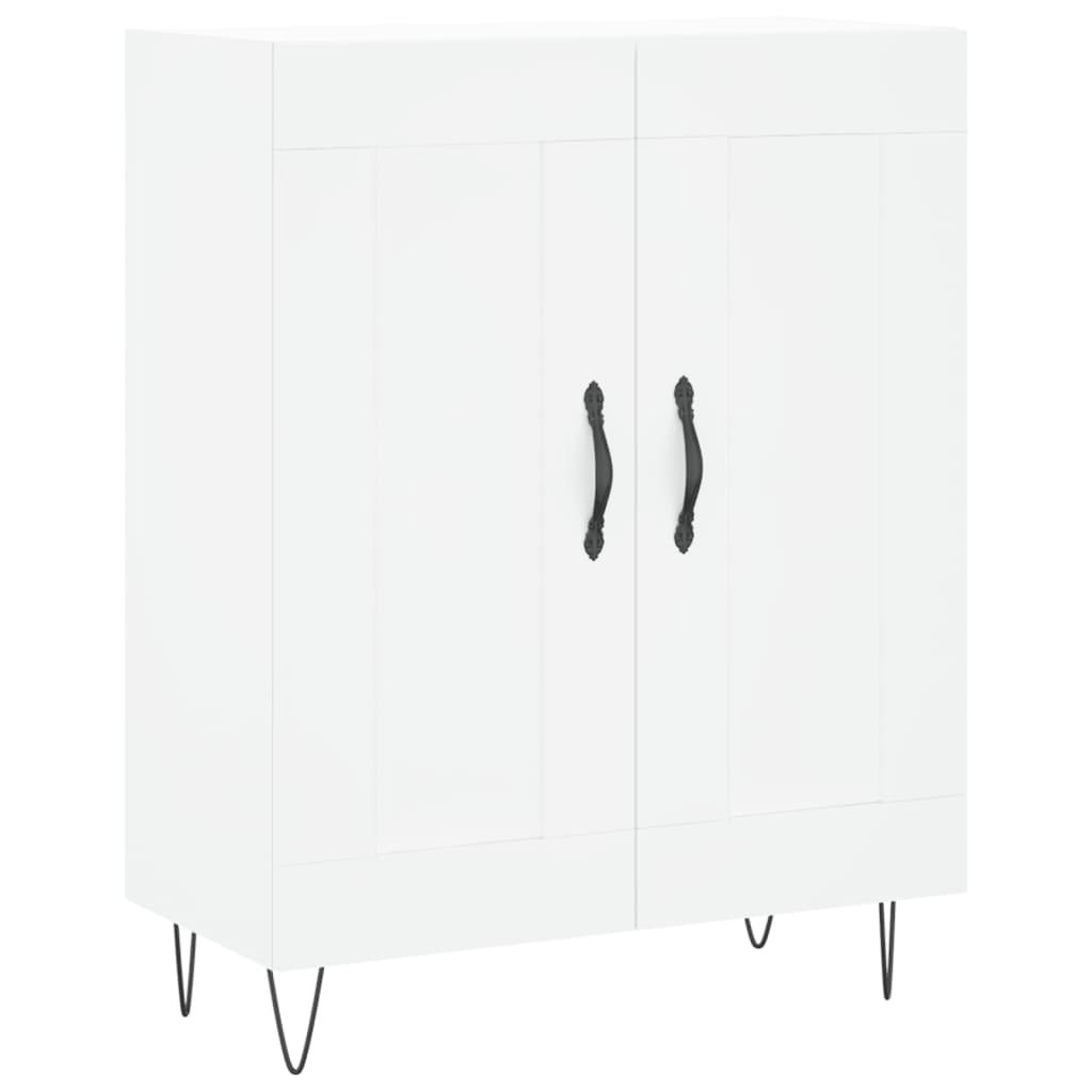 Servanta, alb, 69,5x34x90 cm, lemn compozit