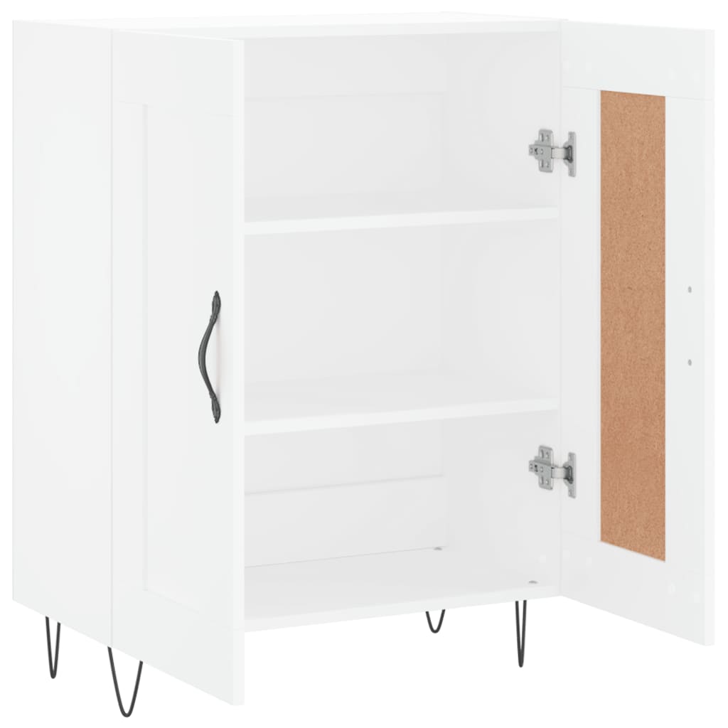 Servanta, alb, 69,5x34x90 cm, lemn compozit — imaginea 6