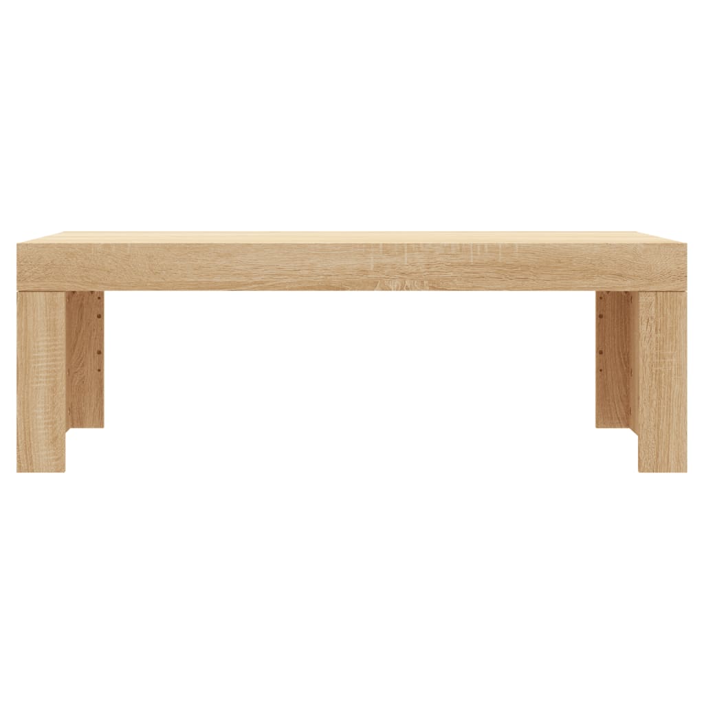 Masuta de cafea, stejar sonoma, 102x50x36 cm, lemn prelucrat — imaginea 4