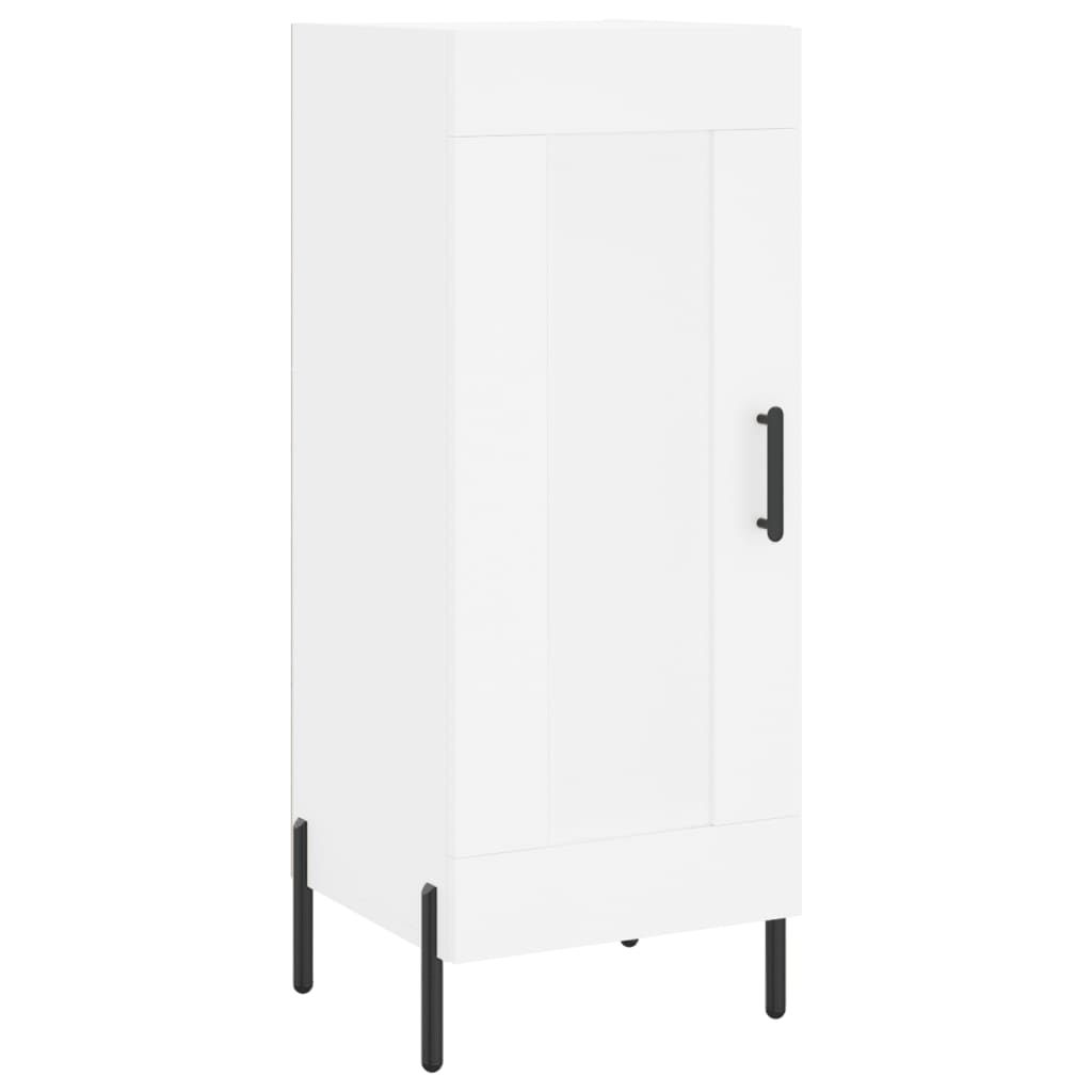 Servanta, alb, 34,5x34x90 cm, lemn compozit
