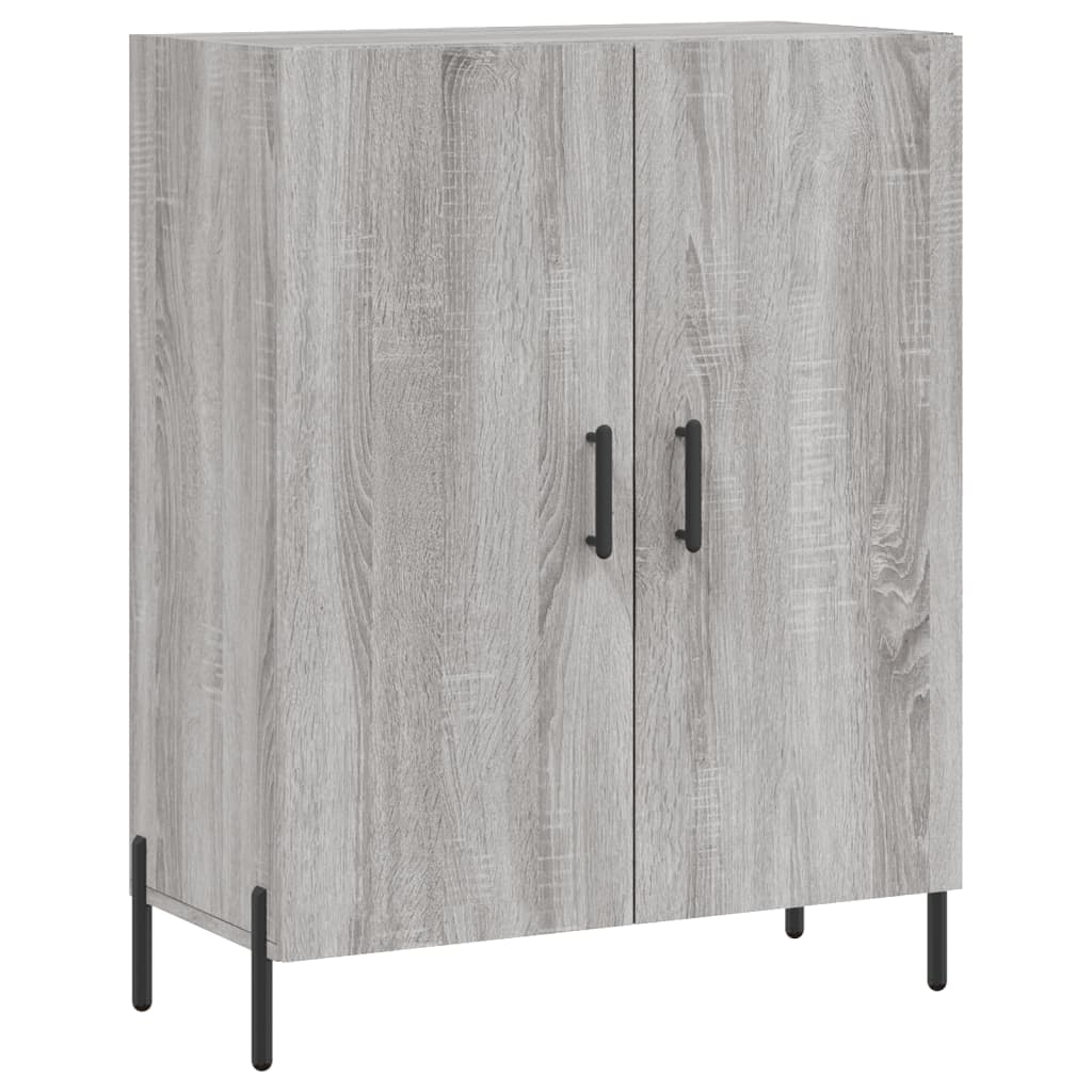 Servanta, gri sonoma, 69,5x34x90 cm, lemn compozit