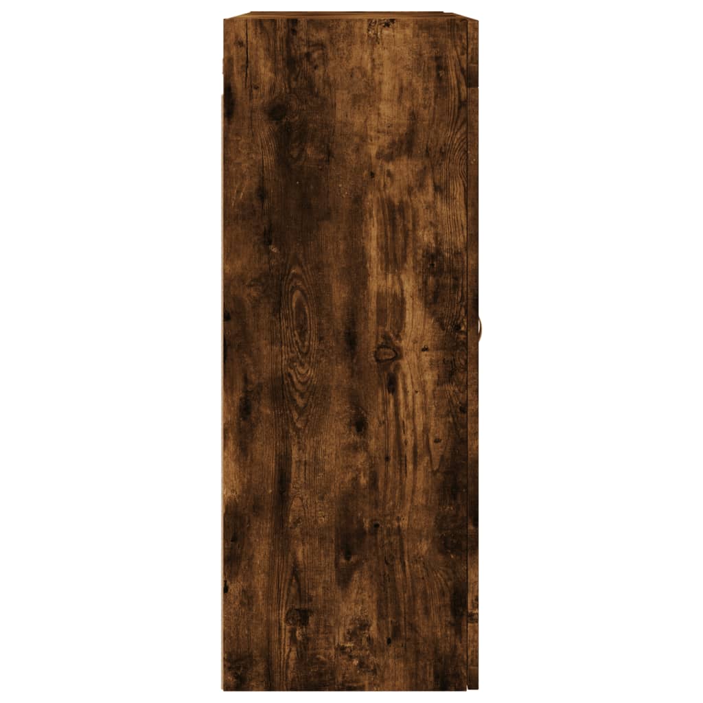 Dulap montat pe perete, stejar fumuriu, 69,5x34x90 cm — imaginea 8