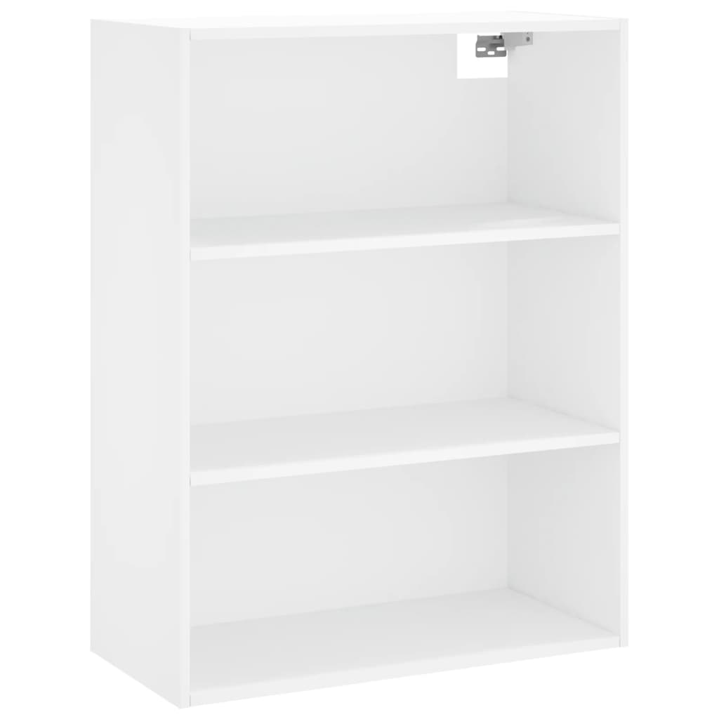 Dulap inalt, alb, 69,5x34x180 cm, lemn compozit — imaginea 5
