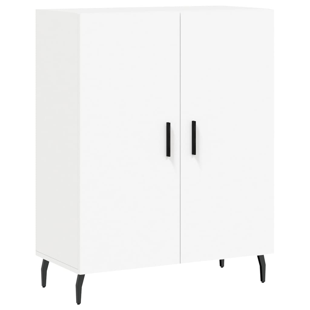 Dulap inalt, alb, 69,5x34x180 cm, lemn compozit — imaginea 7