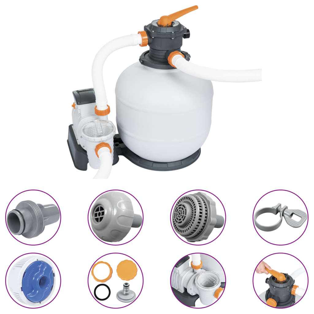 Bestway Pompa de filtrare cu nisip Flowclear, 8327 L/h