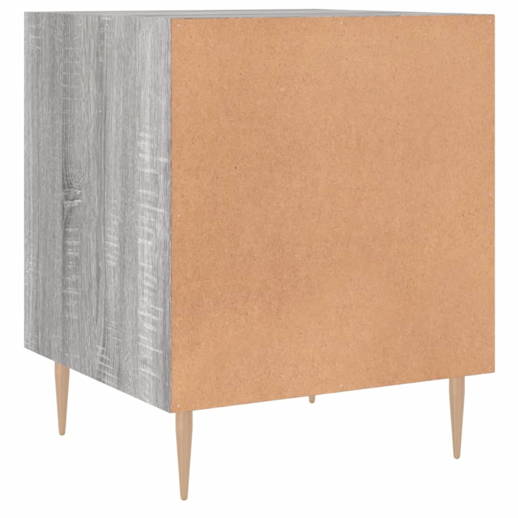 Noptiere, 2 buc., gri sonoma, 40x40x50 cm, lemn compozit — imaginea 10