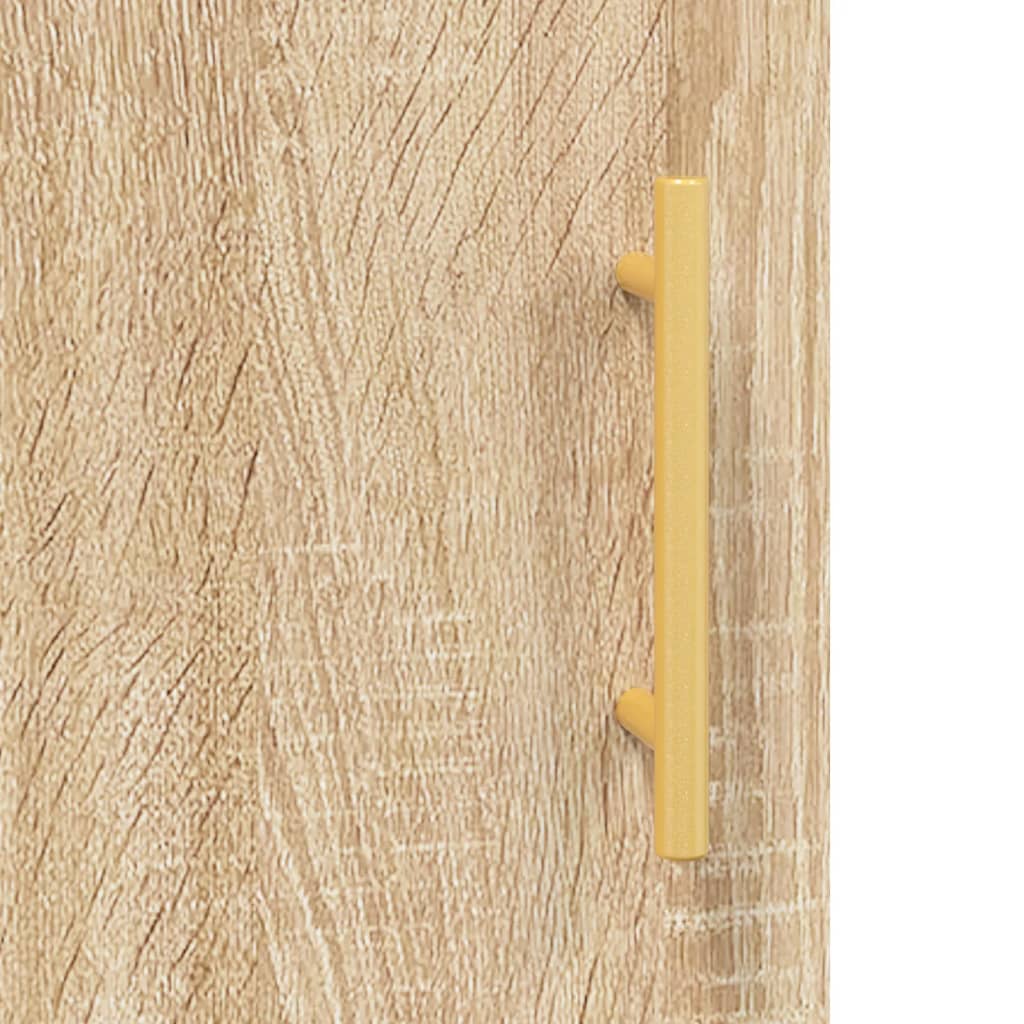 Birou, stejar sonoma, 140x50x75 cm, lemn compozit — imaginea 9