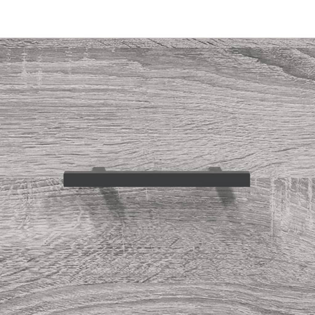 Noptiera, gri sonoma, 40x35x47,5 cm, lemn compozit — imaginea 9