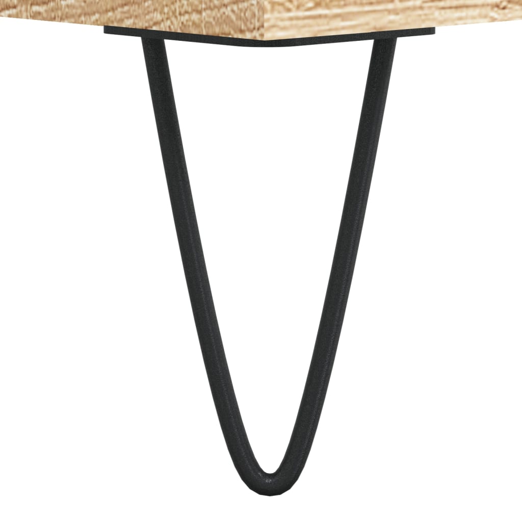 Comoda TV, stejar sonoma, 100x35x55 cm, lemn prelucrat — imaginea 10