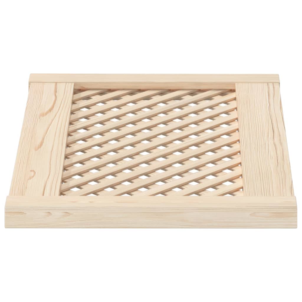 Usi de dulap cu zabrele 2 buc. 59,5x39,5 cm, lemn masiv de pin — imaginea 4
