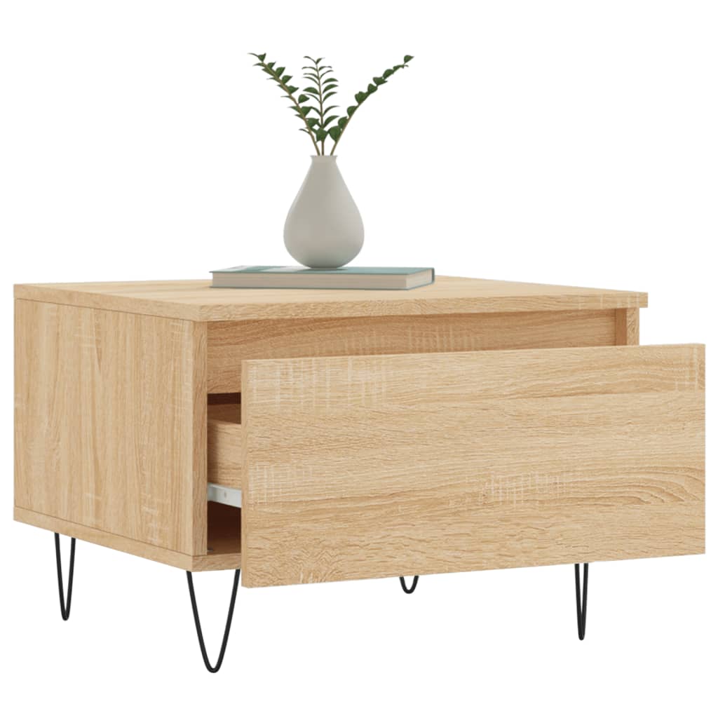 Masute de cafea 2 buc. stejar sonoma 50x46x35 cm lemn compozit — imaginea 4