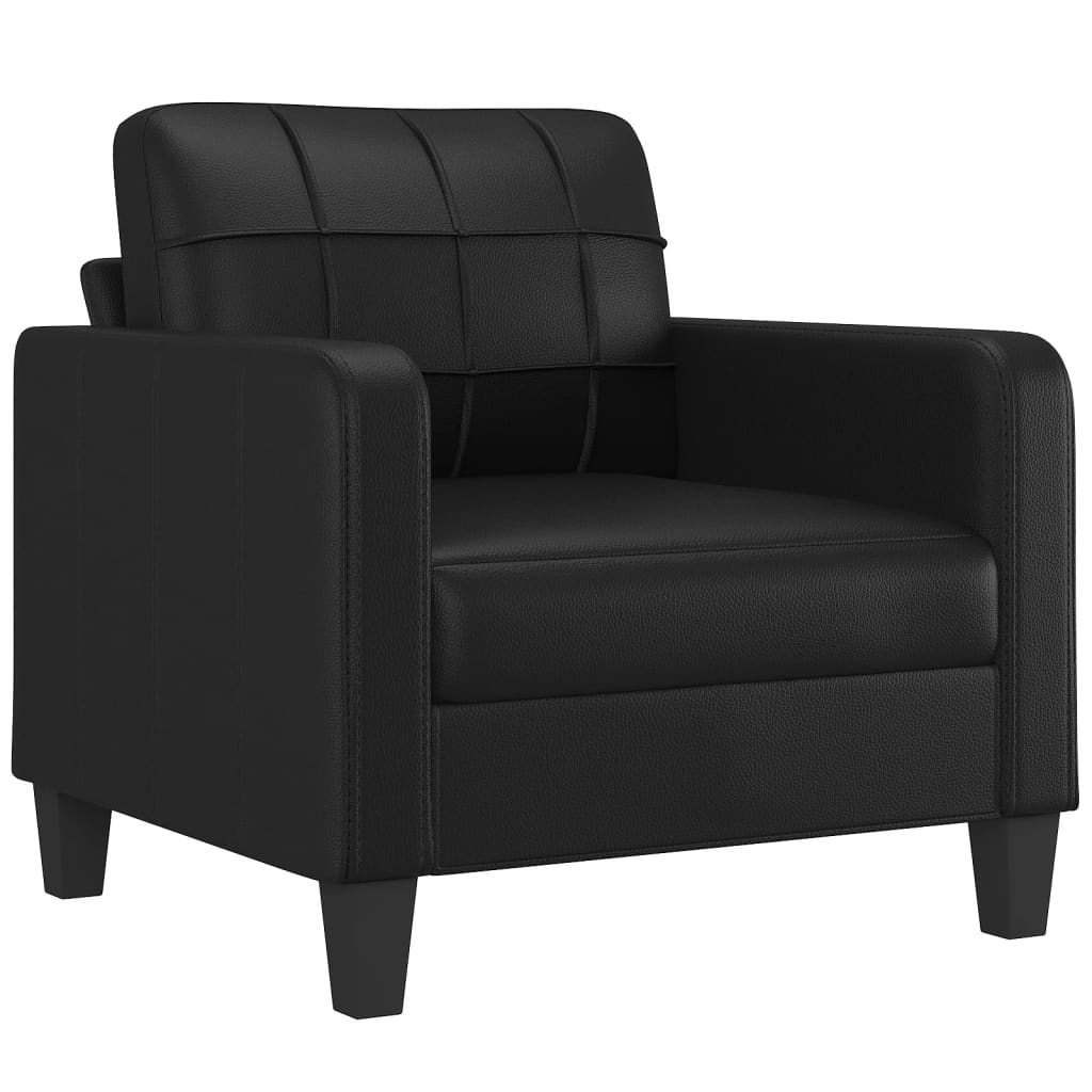 Canapea de o persoana, 60 cm, piele ecologica