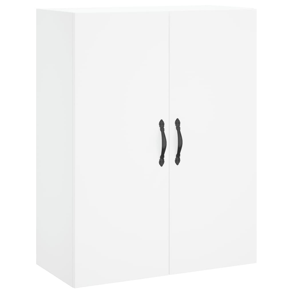 Dulap montat pe perete, alb, 69,5x34x90 cm, lemn prelucrat