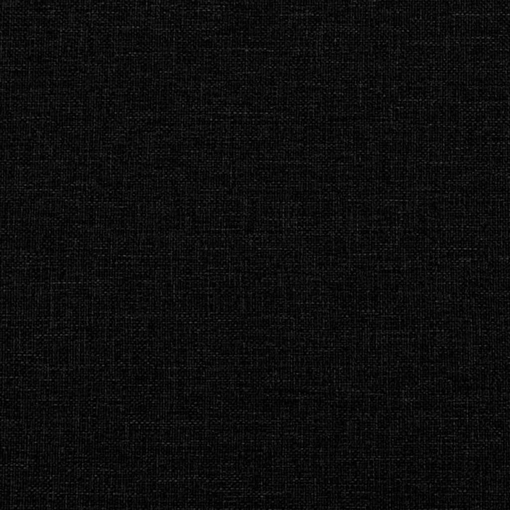 Fotoliu rabatabil, negru, material textil — imaginea 10