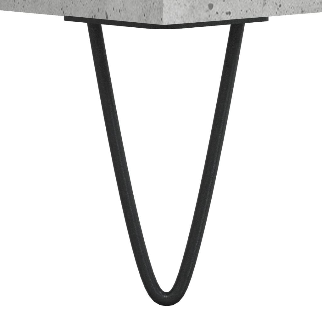 Dulap inalt, gri beton, 69,5x34x180, lemn compozit — imaginea 12