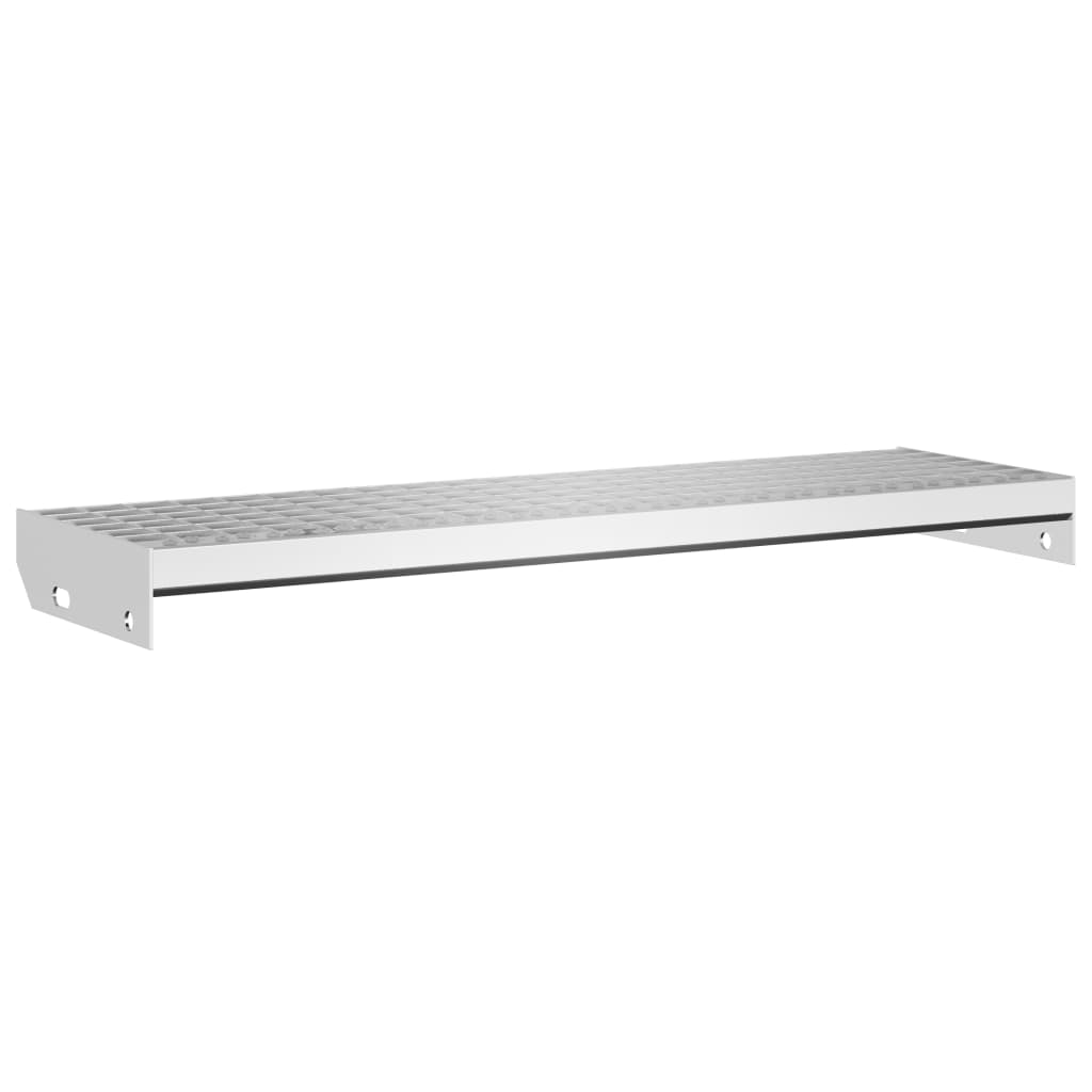 Treapta tip gratar, 80x24x7 cm, otel galvanizat, model blocat prin presare