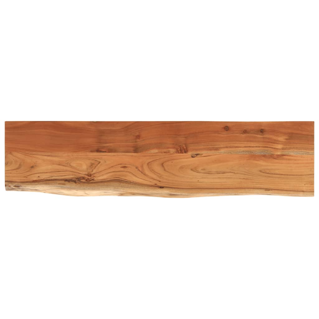Blat masa 160x40x2,5 cm dreptunghiular lemn acacia margine vie