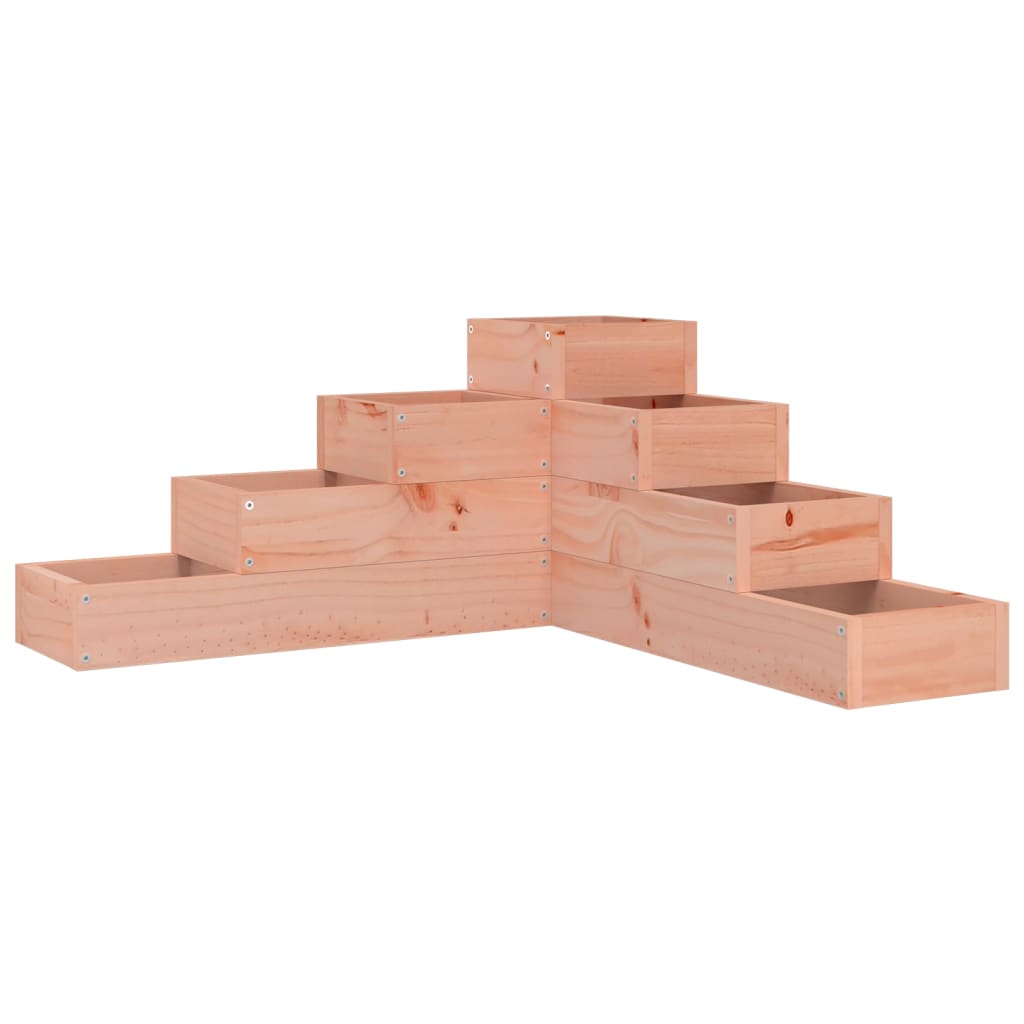 Jardiniera gradina 4 niveluri, 80,5x79x36 cm lemn masiv douglas