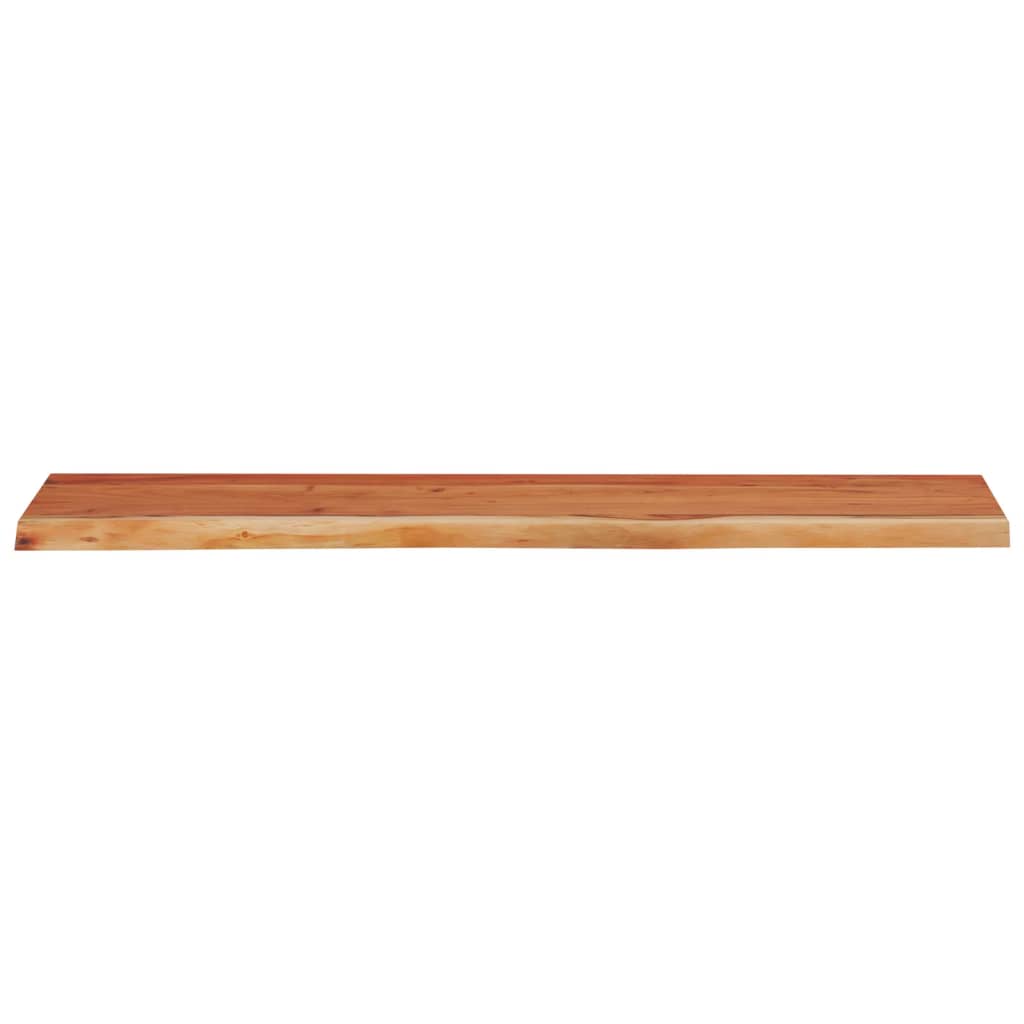 Raft perete 100x30x2,5cm dreptunghiular lemn acacia margine vie — imaginea 4