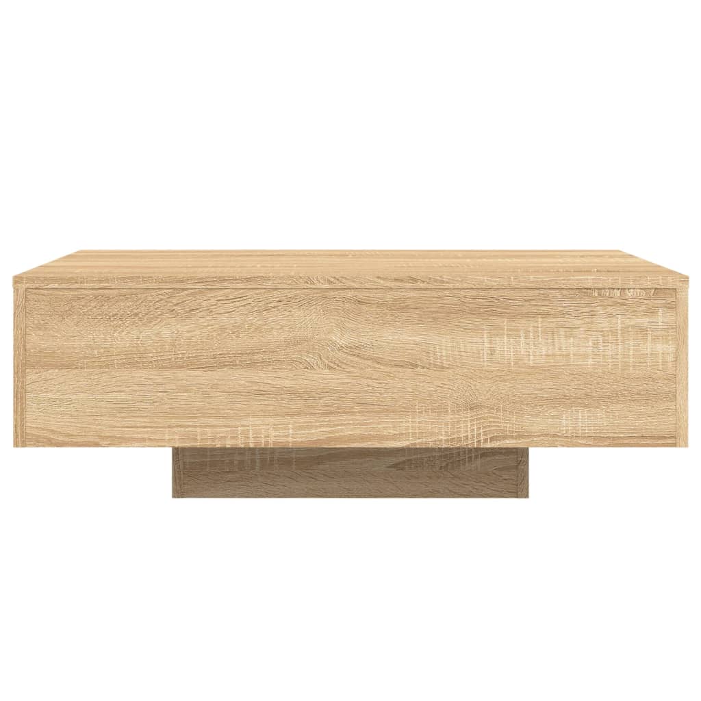Masuta de cafea cu lumini LED, stejar sonoma, 85x55x31 cm — imaginea 7