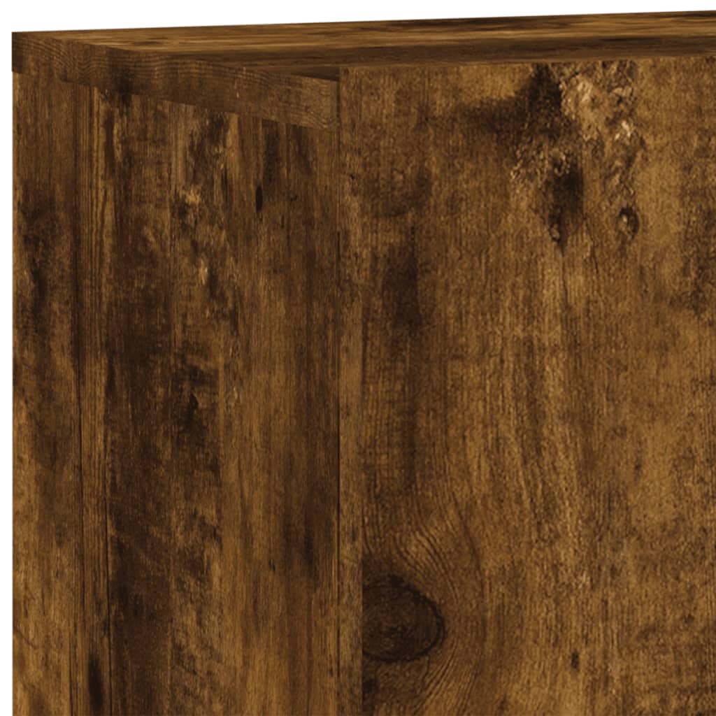 Comoda TV de perete, stejar fumuriu, 80x30x41 cm — imaginea 9