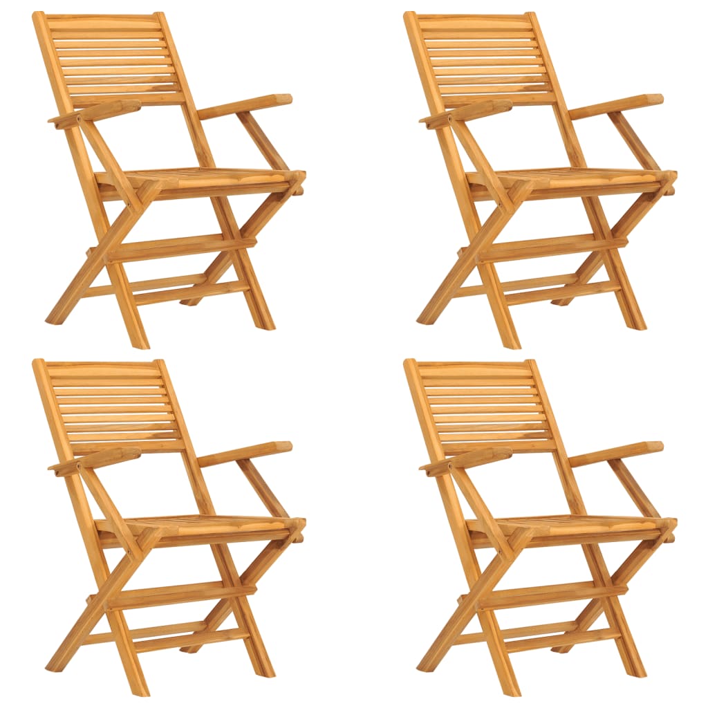 Set masa pentru gradina, lemn masiv de tec, 5 piese — imaginea 3