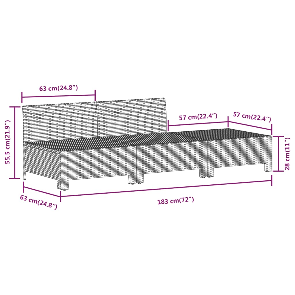 Set mobilier de gradina cu perne — imaginea 9