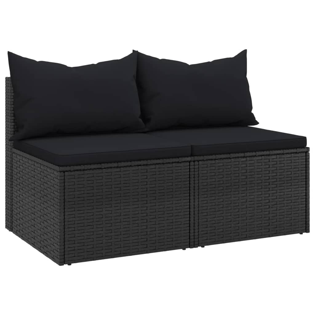Canapele de mijloc de gradina cu perne