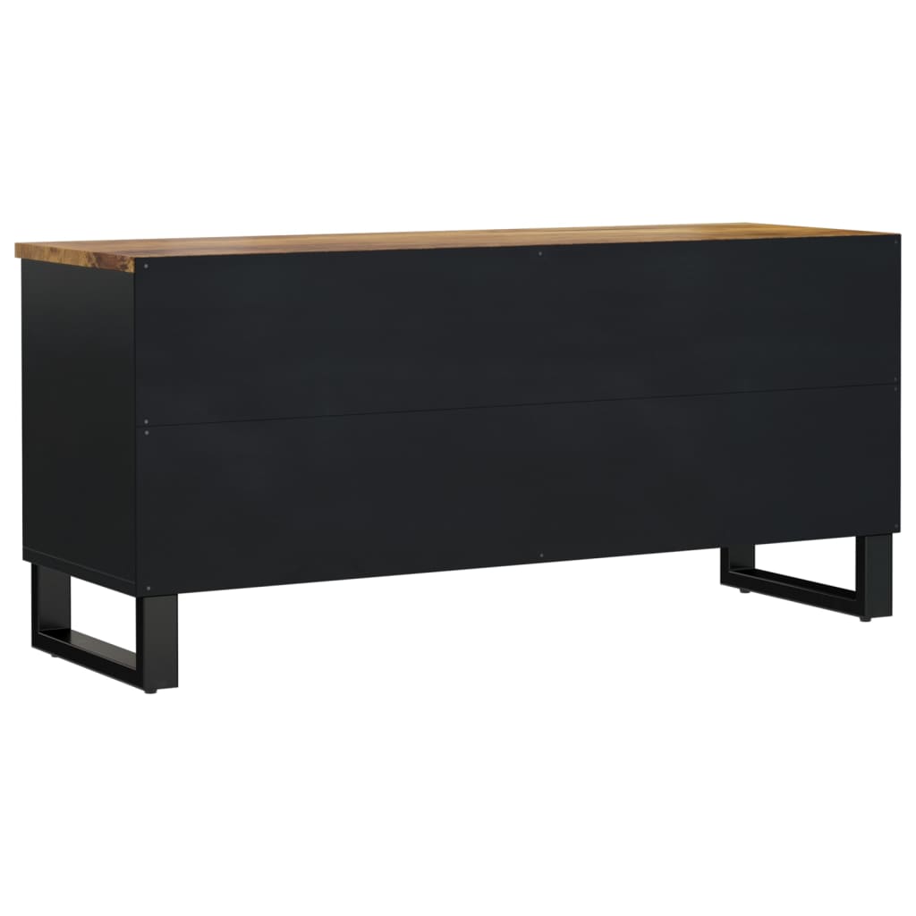 Dulap TV, 100x33x46 cm, lemn masiv — imaginea 5